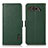 Funda de Cuero Cartera con Soporte Carcasa B03H para Asus ROG Phone 5s Pro Verde