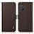 Funda de Cuero Cartera con Soporte Carcasa B03H para Asus Zenfone 8 ZS590KS Marron