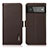 Funda de Cuero Cartera con Soporte Carcasa B03H para Google Pixel 6 5G Marron