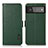 Funda de Cuero Cartera con Soporte Carcasa B03H para Google Pixel 6 5G Verde