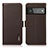 Funda de Cuero Cartera con Soporte Carcasa B03H para Google Pixel 6 Pro 5G Marron