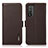 Funda de Cuero Cartera con Soporte Carcasa B03H para Huawei Honor 10X Lite Marron