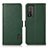 Funda de Cuero Cartera con Soporte Carcasa B03H para Huawei Honor 10X Lite Verde