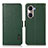 Funda de Cuero Cartera con Soporte Carcasa B03H para Huawei Honor 60 5G Verde