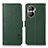 Funda de Cuero Cartera con Soporte Carcasa B03H para Huawei Honor X40i 5G Verde