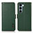 Funda de Cuero Cartera con Soporte Carcasa B03H para Motorola Moto Edge S30 5G Verde