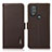 Funda de Cuero Cartera con Soporte Carcasa B03H para Motorola Moto G Play Gen 2 Marron