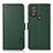 Funda de Cuero Cartera con Soporte Carcasa B03H para Motorola Moto G Play Gen 2 Verde