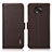 Funda de Cuero Cartera con Soporte Carcasa B03H para Motorola Moto G Power (2021) Marron