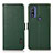 Funda de Cuero Cartera con Soporte Carcasa B03H para Motorola Moto G Pure Verde