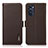 Funda de Cuero Cartera con Soporte Carcasa B03H para Motorola Moto G52j 5G Marron