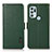 Funda de Cuero Cartera con Soporte Carcasa B03H para Motorola Moto G60s Verde