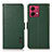 Funda de Cuero Cartera con Soporte Carcasa B03H para Motorola Moto G84 5G Verde