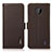 Funda de Cuero Cartera con Soporte Carcasa B03H para Nokia C10 Marron