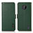 Funda de Cuero Cartera con Soporte Carcasa B03H para Nokia C10 Verde