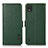 Funda de Cuero Cartera con Soporte Carcasa B03H para Nokia C2 2nd Edition Verde