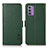 Funda de Cuero Cartera con Soporte Carcasa B03H para Nokia G310 5G Verde