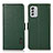 Funda de Cuero Cartera con Soporte Carcasa B03H para Nokia G60 5G Verde