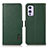 Funda de Cuero Cartera con Soporte Carcasa B03H para OnePlus 9 5G Verde