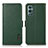 Funda de Cuero Cartera con Soporte Carcasa B03H para OnePlus 9 Pro 5G Verde