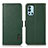 Funda de Cuero Cartera con Soporte Carcasa B03H para OnePlus 9R 5G Verde