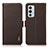 Funda de Cuero Cartera con Soporte Carcasa B03H para OnePlus 9RT 5G Marron