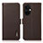 Funda de Cuero Cartera con Soporte Carcasa B03H para OnePlus Nord CE 3 5G Marron