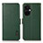 Funda de Cuero Cartera con Soporte Carcasa B03H para OnePlus Nord CE 3 5G Verde