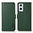 Funda de Cuero Cartera con Soporte Carcasa B03H para OnePlus Nord N20 5G Verde