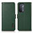 Funda de Cuero Cartera con Soporte Carcasa B03H para OnePlus Nord N200 5G Verde