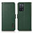 Funda de Cuero Cartera con Soporte Carcasa B03H para Oppo A55 5G Verde