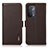 Funda de Cuero Cartera con Soporte Carcasa B03H para Oppo A93 5G Marron