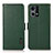 Funda de Cuero Cartera con Soporte Carcasa B03H para Oppo F21 Pro 4G Verde