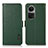 Funda de Cuero Cartera con Soporte Carcasa B03H para Oppo Reno10 5G Verde