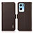 Funda de Cuero Cartera con Soporte Carcasa B03H para Oppo Reno7 Pro 5G Marron