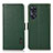 Funda de Cuero Cartera con Soporte Carcasa B03H para Oppo Reno8 T 4G Verde