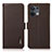 Funda de Cuero Cartera con Soporte Carcasa B03H para Oppo Reno9 5G Marron