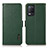 Funda de Cuero Cartera con Soporte Carcasa B03H para Realme Narzo 30 5G Verde