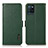 Funda de Cuero Cartera con Soporte Carcasa B03H para Realme V11 5G Verde