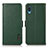 Funda de Cuero Cartera con Soporte Carcasa B03H para Samsung Galaxy A02 Verde