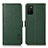 Funda de Cuero Cartera con Soporte Carcasa B03H para Samsung Galaxy A03s Verde