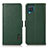 Funda de Cuero Cartera con Soporte Carcasa B03H para Samsung Galaxy A12 5G Verde