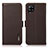 Funda de Cuero Cartera con Soporte Carcasa B03H para Samsung Galaxy A22 4G Marron