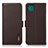 Funda de Cuero Cartera con Soporte Carcasa B03H para Samsung Galaxy A22s 5G Marron