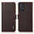 Funda de Cuero Cartera con Soporte Carcasa B03H para Samsung Galaxy A72 5G Marron