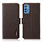 Funda de Cuero Cartera con Soporte Carcasa B03H para Samsung Galaxy M52 5G Marron