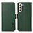 Funda de Cuero Cartera con Soporte Carcasa B03H para Samsung Galaxy S21 Plus 5G Verde