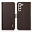 Funda de Cuero Cartera con Soporte Carcasa B03H para Samsung Galaxy S24 5G Marron