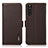 Funda de Cuero Cartera con Soporte Carcasa B03H para Sony Xperia 10 III Lite Marron