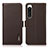 Funda de Cuero Cartera con Soporte Carcasa B03H para Sony Xperia 5 IV Marron